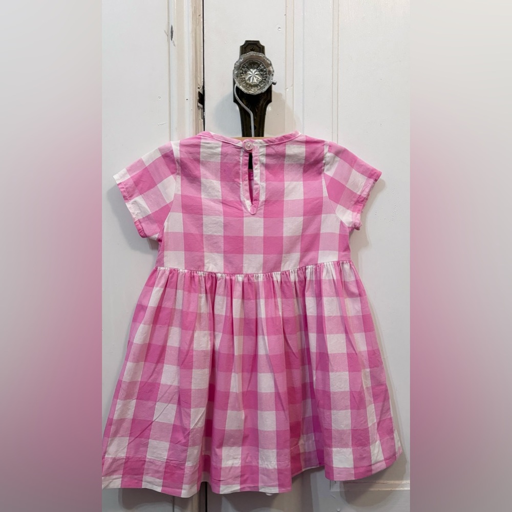 Smiling Button gingham dress - Picture 2 of 3